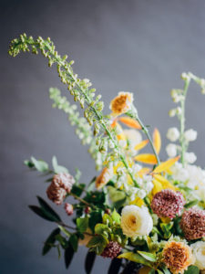 photography of floral design at a wedding in North Carolina