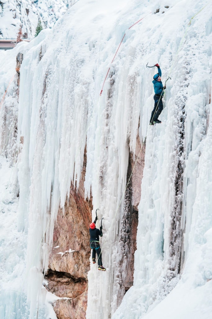 ice climbing in Colorado