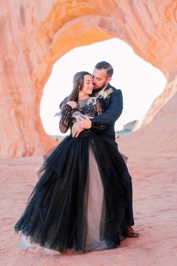 Utah elopement photography in the desert