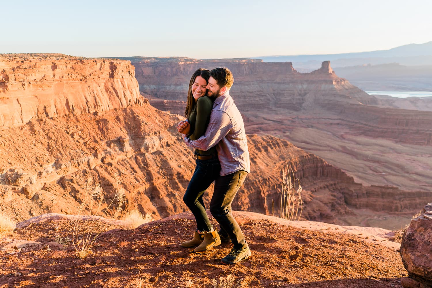 Corey + Mary | adventure session at Dead Horse Point State Park in Moab
