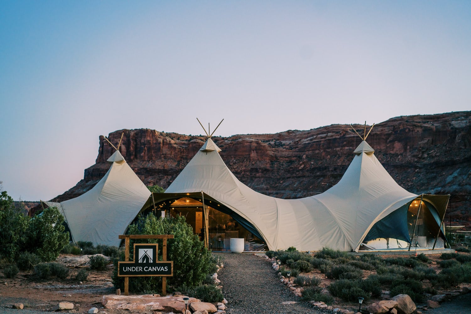 Under Canvas in Moab, Utah. The best places to stay in Moab.