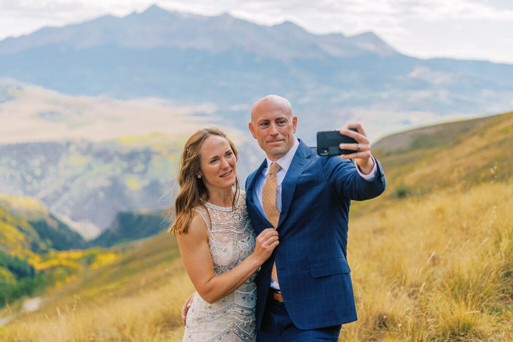 Make your elopement special by video chatting with friends or family on your day.