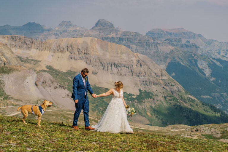 Telluride Elopement on Top of a Mountain Pass