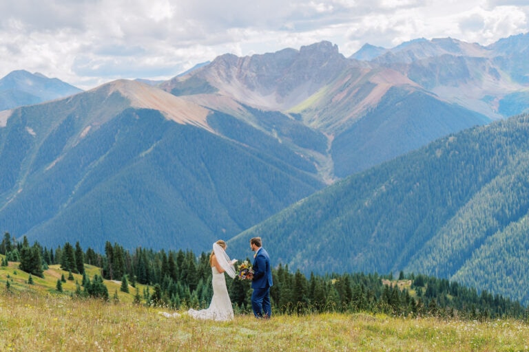 Wedding at Gold Mountain Ranch in Ouray
