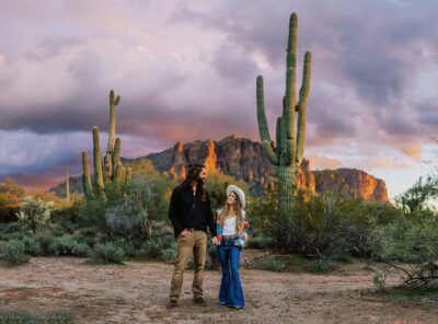 Phoenix, Arizona Engagement Photos at Lost Dutchman
