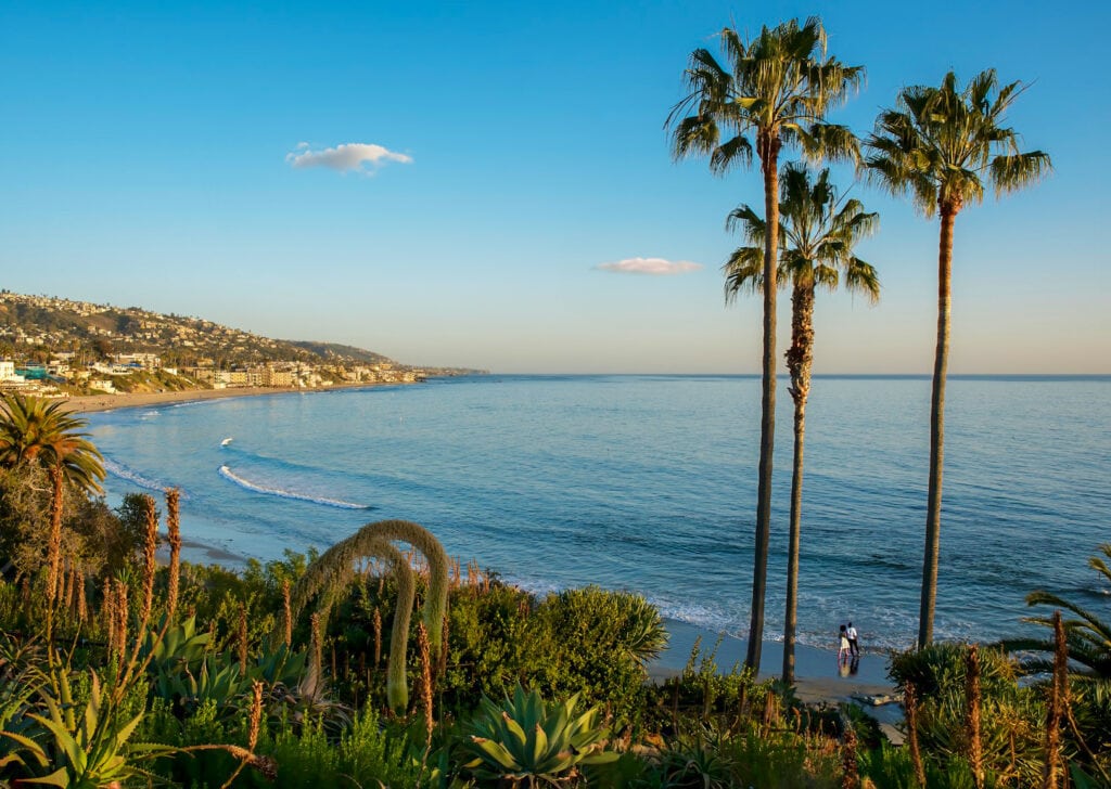 Laguna Beach has many beautiful places to elope in southern California.